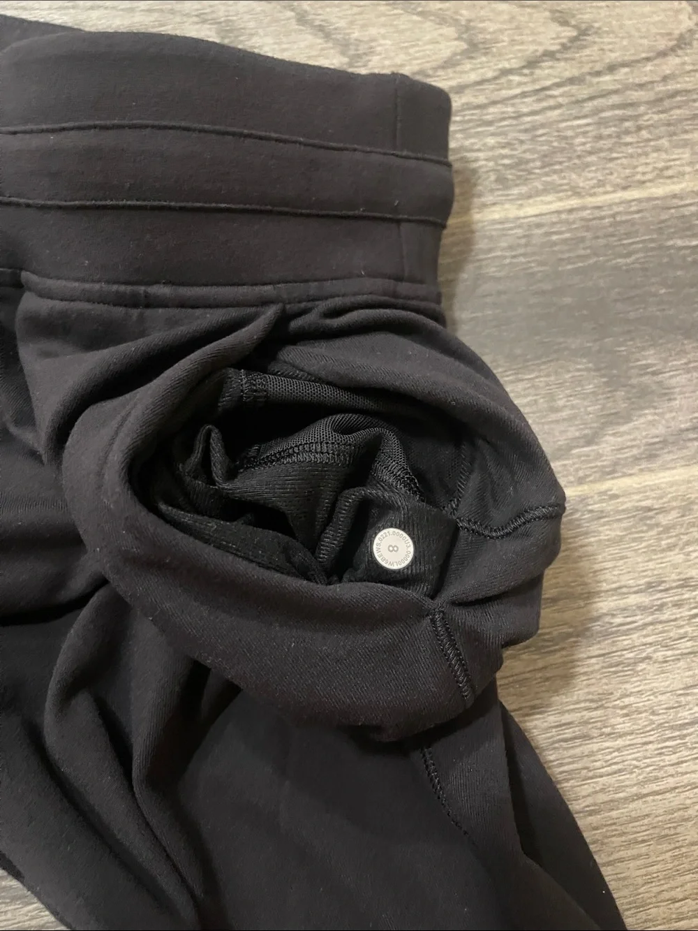 Lululemon Soft Jersey Black Classic Fit Cropped Jogger
